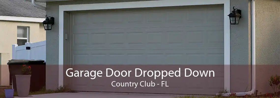 Garage Door Dropped Down Country Club - FL