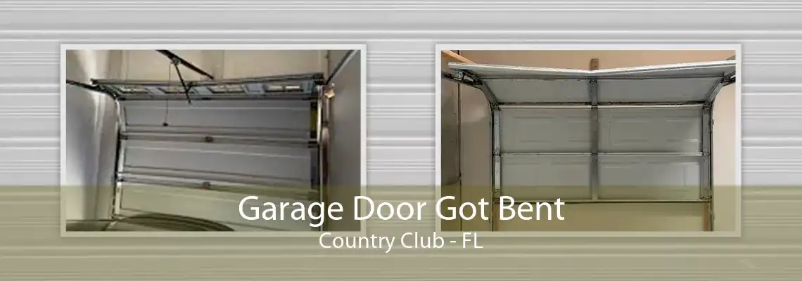 Garage Door Got Bent Country Club - FL