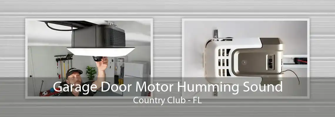 Garage Door Motor Humming Sound Country Club - FL