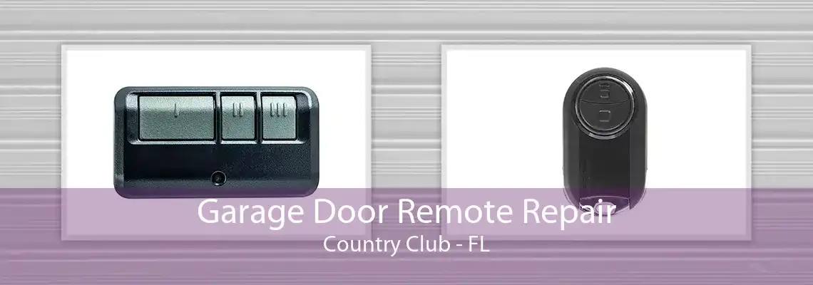 Garage Door Remote Repair Country Club - FL