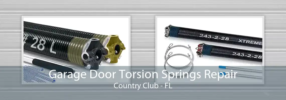 Garage Door Torsion Springs Repair Country Club - FL