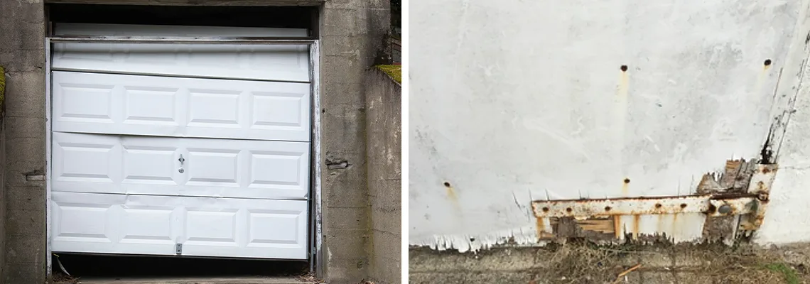 Rotten Commercial Garage Door Repair in Country Club, FL