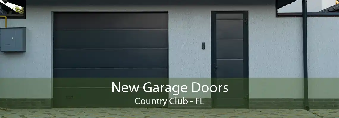 New Garage Doors Country Club - FL