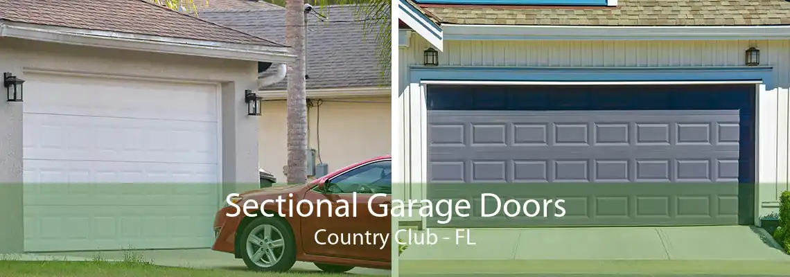 Sectional Garage Doors Country Club - FL